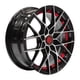 thumbnail image 1 of SETX4 LLANTAS 14x6 4X100/4X114 Et35 DAIYA BM-UC-Red, 1 of 3