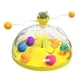 thumbnail image 4 of Molino De Viento Para Gatos Juguete Para Mascotas Juguetes Educativos Accs Hierba Gatera Natural Ejercicio Jugar Amarillo, 4 of 5