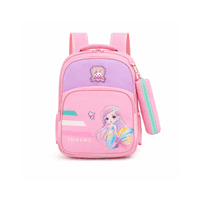 Genérico - Mochila Infantil 2 En 1 Cartuchera Niño Niña Infantil
