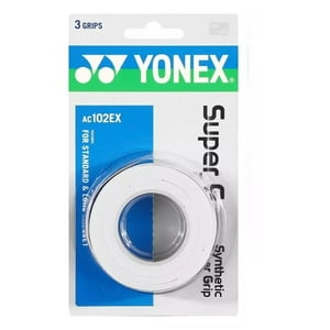 Overgrip Yonex Super Grap Blanco X3 Tenis/Padel