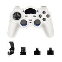 Controlador De Juego Inalámbrico Aaronmei Usb 2.4G Blanco