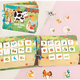 thumbnail image 2 of Libro sensorial didáctico montessori con velcro niños granja, 2 of 3