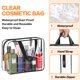 thumbnail image 4 of Bolsa Tote Transparente Impermeable HAOGUAGUA, 2 Piezas, 4 of 7