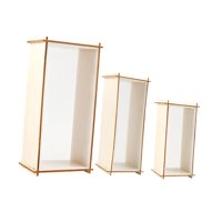 Bothyi - 3X Rectángulo Molde De Silicona Resina Fundición Diy Epoxi Para Oficina Fiesta Dormitorio