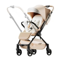 Lubabycas - Coche De Paseo Reversible Nueva Tecnología Elittle E7 Dorado