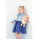 thumbnail image 2 of Vestido Para Niñas Pequeñas Malla Cosplay Manga Corta Azul 2t, 2 of 3
