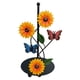 thumbnail image 1 of Soporte para toallas de papel de cocina de girasol de pie, dispensador de papel de seda antideslizante, estante vertical para soporte de pañuelos para Mariposa, 1 of 5