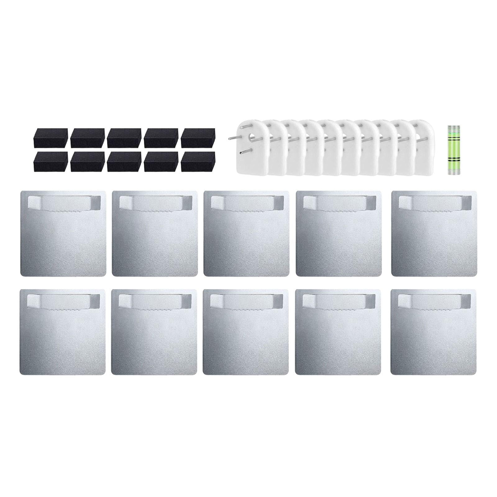 Bothyi - Colgadores De Cuadros Autoadhesivos, Ganchos Para Carteles De Cartón, Estante Para Fotos, 10 Juegos