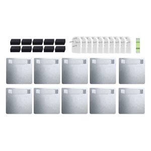 Bothyi - Colgadores De Cuadros Autoadhesivos, Ganchos Para Carteles De Cartón, Estante Para Fotos, 10 Juegos