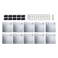 Bothyi - Colgadores De Cuadros Autoadhesivos, Ganchos Para Carteles De Cartón, Estante Para Fotos, 10 Juegos