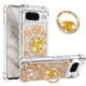 thumbnail image 1 of Funda Para Google Pixel 8 Con Brillo Líquido, Protección Completa Y Soporte De Anillo Giratorio, 1 of 4