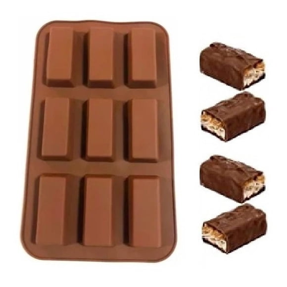 Moldes Silicona Barra Chocolate Molde Silicona Barra Cereal Marrón
