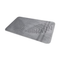 Magideal - Alfombra De Suelo De Baño, Alfombra De Cocina, Alfombra De Puerta Delantera De Secado Rápido, Alfombra De Baño Para Lavandería, Sala De Estar, Cocina, Gris Claro