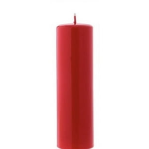Genérico - Velón Cirio Rojo De 14X7 Cm Decorativo