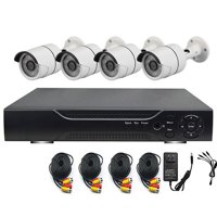 Oem - Kit Cctv Con 4 Cámaras De Seguridad Dvr 1080P Full Hd