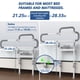 thumbnail image 4 of Barandilla de cama Lemagalu, resistente, plegable y de seguridad para personas mayores, 4 of 7