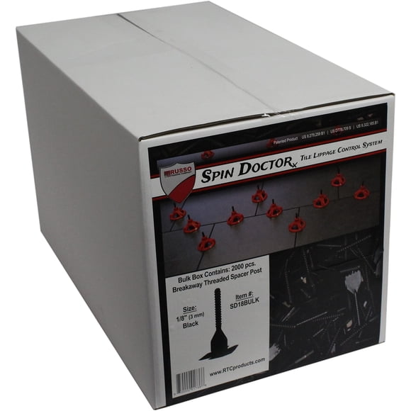 Sistema de espaciado de azulejos RTC Spin Doctor 2000 piezas