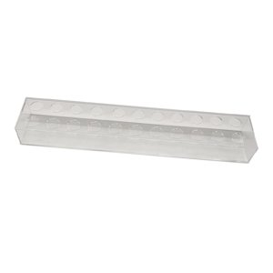 Magideal - Florero De Acrílico Rectangular, Maceta Moderna, Maceta, Arreglo De Flores Para Restaurante, Sala De Estar, Mesa, Centro De Mesa, Decoración De , 55Cmx10Cmx6.5Cm