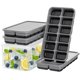 thumbnail image 1 of Bandeja para cubitos de hielo NFK 48 cubitos apilable con tapa y caja, 1 of 9