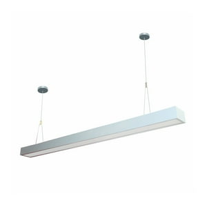 Want - Luminaria Lineal Eco 24W Colgante Blanco 120 Cm - Neutro