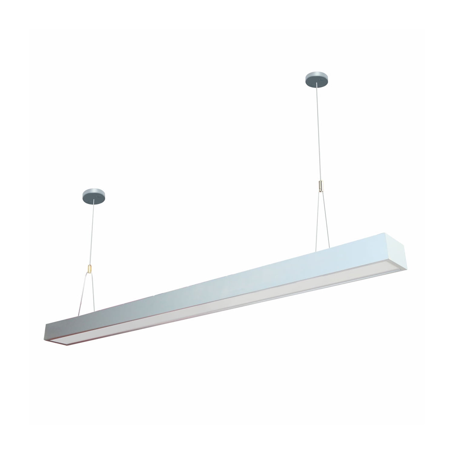 Want - Luminaria Lineal Eco 24w Colgante Blanco 120 Cm - Neutro