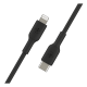 thumbnail image 1 of Cable belkin lightning a USB c mfi boost charge 1m Negro, 1 of 3