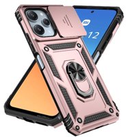 Estuche Gangxun Para Xiaomi Redmi 12, Soporte Giratorio 360°, Estilo Mecánico Y Magnético