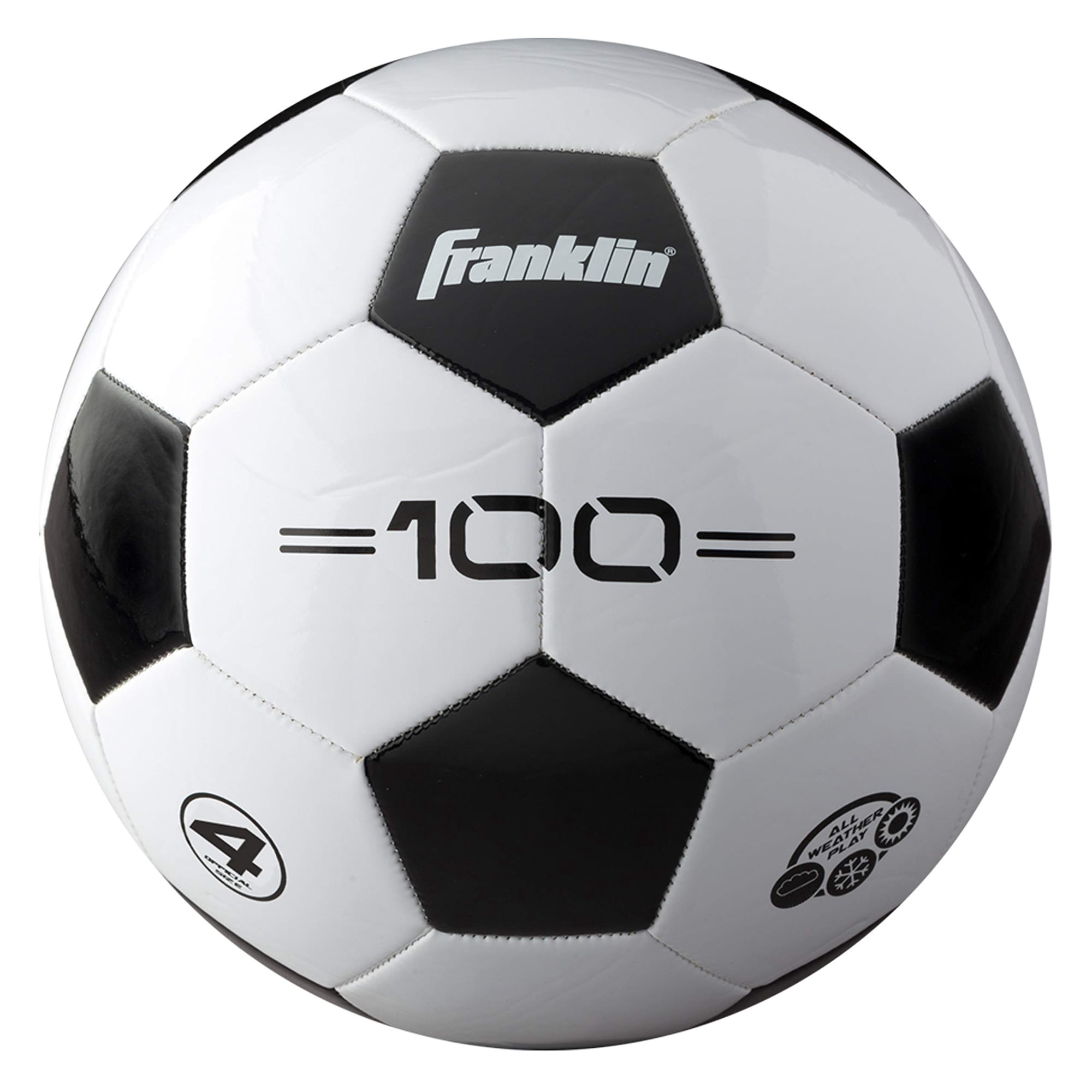 Balones De Fútbol Franklin Sports F-100 Tamaño 4 Para Jóvenes, Paquete De 12