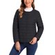 thumbnail image 1 of INSPIRE CHIC Chaqueta Acolchada para Mujer Ligera con Botones Abajo, Abrigo de Manga Larga Empacable, Talla L, Negro, 1 of 6