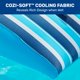 thumbnail image 3 of Silla de piscina flotante Aqua Ultra-Comfort para 1 persona, azul marino y blanco, 3 of 6