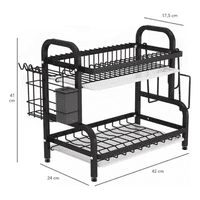 Genérico - Escurridor Loza Platos 2 Niveles Cocina