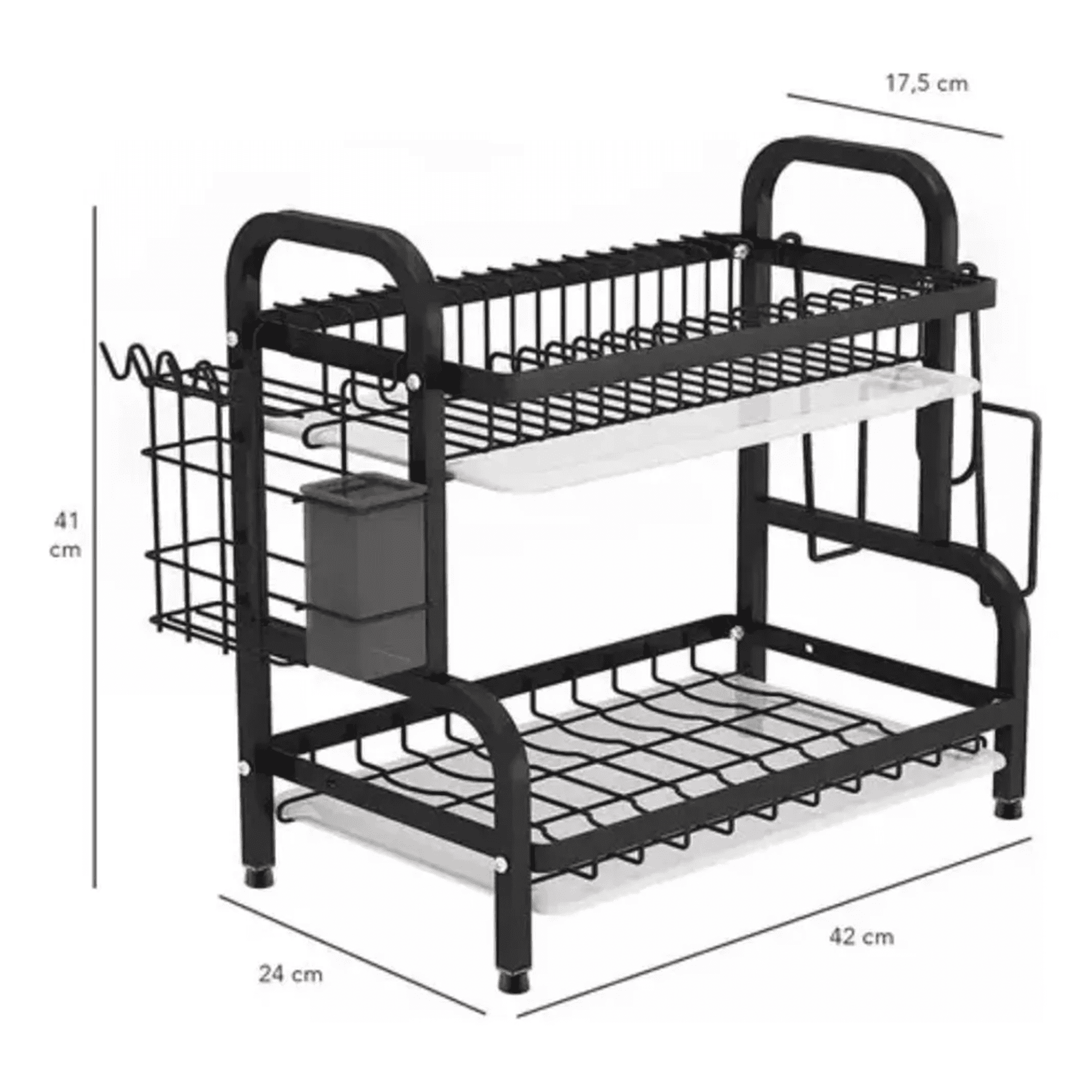 Genérico - Escurridor Loza Platos 2 Niveles Cocina