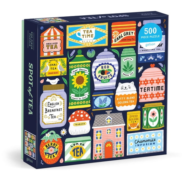 Rompecabezas Galison Spot of Tea 500 Piezas 51x51 cm