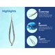 thumbnail image 5 of Tijeras Artman Instruments 14 cm Curvas con Acción de Resorte, 5 of 8