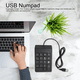 thumbnail image 3 of Mini teclado numérico usb notebook negro, 3 of 3