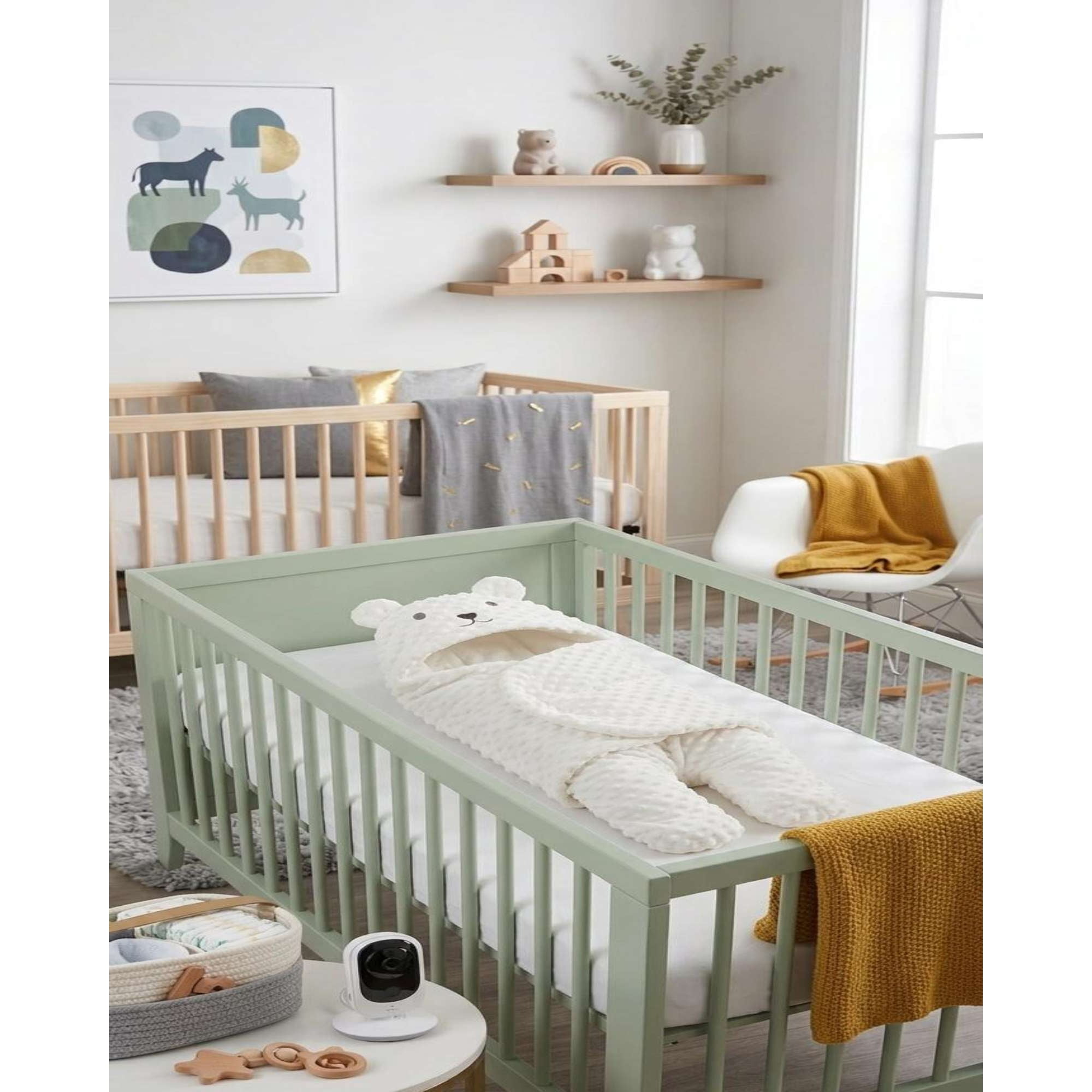 Mylhogar - Saco De Dormir Termico Con Sherpa Para Bebe Invierno