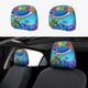 thumbnail image 1 of RoboGobo Funda Protectora Universal para Reposacabezas de Coche, Funda Elástica para Reposacabezas de Asiento de Auto, Funda de Tela Antipolvo, Accesorios de Interior 2 Piezas, 1 of 6