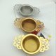 thumbnail image 3 of suxuMhao Coladores de Té-1 set, 11.2 X 6.5CM, Colador de Té de Hojas Sueltas Dorado, con Soporte Inferior, Colador de Malla de Acero Inoxidable para Té, Perfecto para Uso en el Hogar y la Oficina, 3 of 3