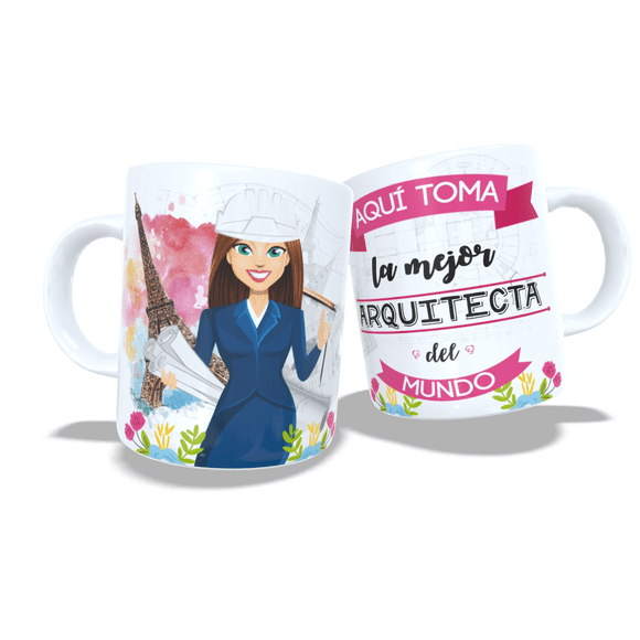 Tazon Taza profesiones Arquitecta