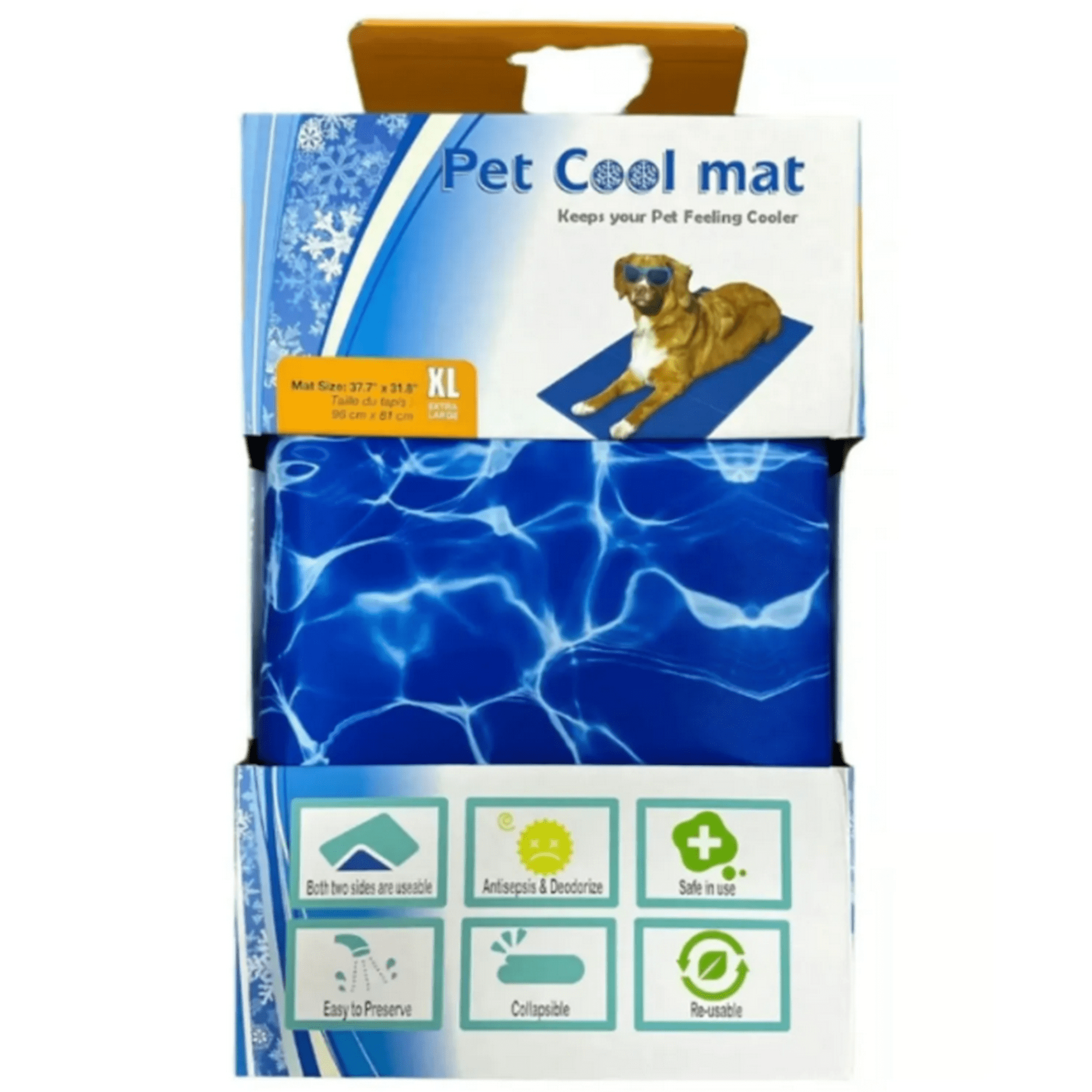 Genérico - Manta Refrescante De Gel Frio Para Mascotas Talla Xl