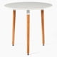 thumbnail image 1 of Mesa redonda Polonia blanca 80 cm, 1 of 3