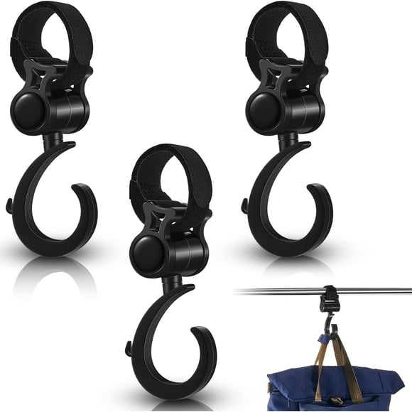 Gancho para Andador Yoogeer 4 uds, rotación 360°, negro
