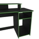 thumbnail image 3 of Escritorio Gamer 90,5x136x60 Cm Fm-048n Negro Y Verde, 3 of 7
