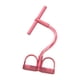 thumbnail image 5 of Banda elástica de resistencia para pedales, cuerda de tensión multifunción para yoga, banda elástica para ejercicios de abdominales, para cintura, brazos y piernas. Rosa, 5 of 5