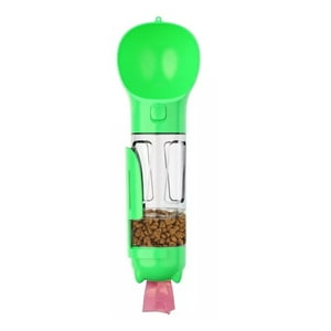 Winpet - Botella 3×1, Bebedero Portátil De Agua +Comida Y Bolsas Desechos Para Perros