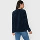 thumbnail image 2 of Sweater Mujer Chenille Trenzado Navy Corona, 2 of 5
