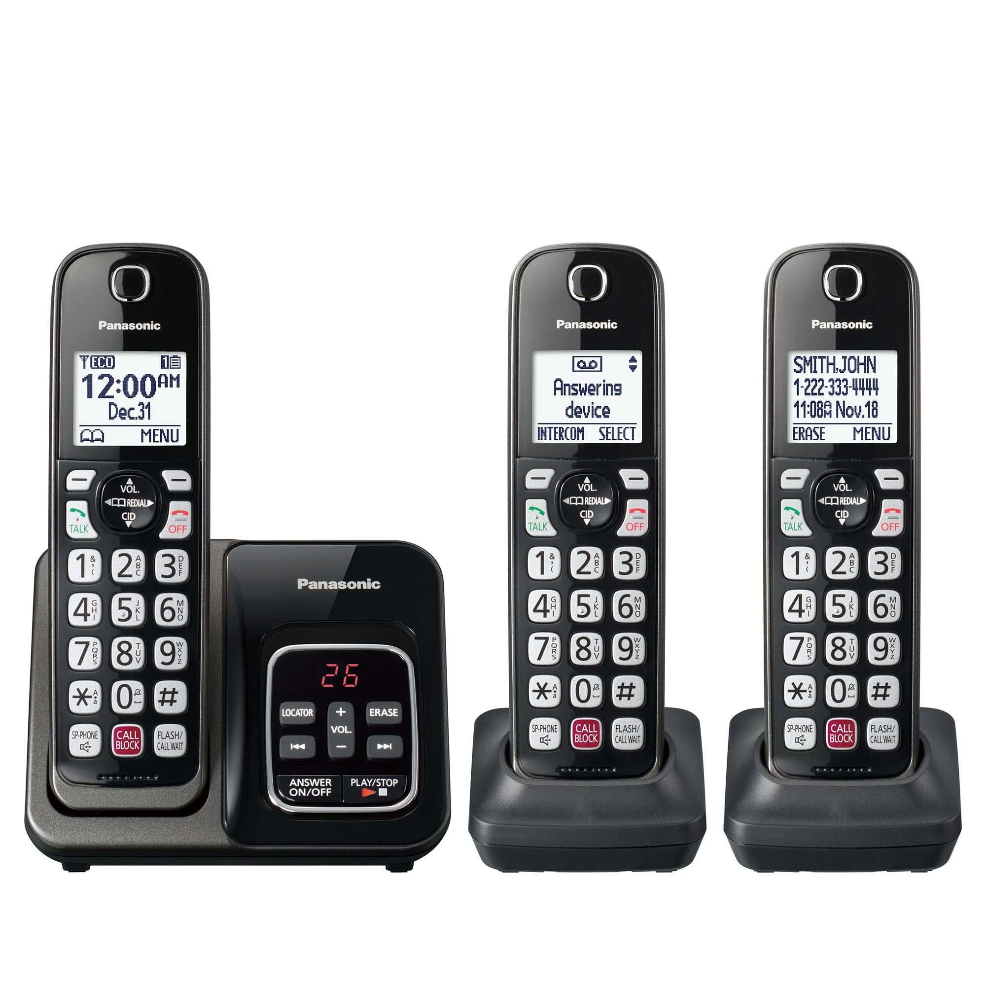 Teléfono Inalámbrico Panasonic Kx-tgd833m Con Contestador Automático