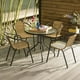 thumbnail image 2 of Set terraza Maceio 4 sillas + Mesa vidrio 80x70 cm Beige, 2 of 8