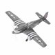 thumbnail image 2 of 1:48 Escala WWII P-51 Kit De Modelo De Ensamblaje De Avión Para Adulto Gris Brillante, 2 of 5