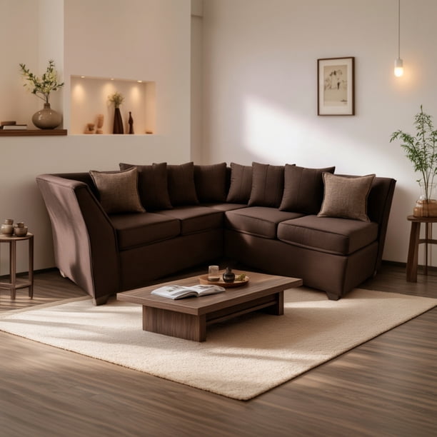 SOFA SECCIONAL DIVEAN 5 CUERPOS CAFE